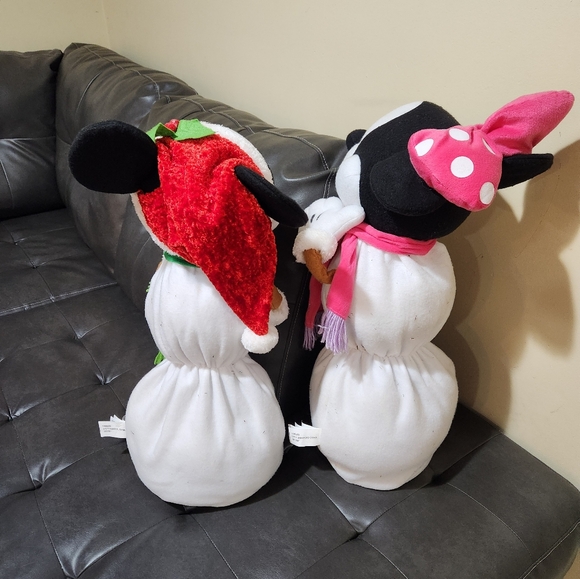 Disney Stretch Mickey & Minnie Mouse Christmas Decorations 2ft Tall - Picture 3 of 9